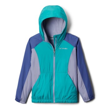 Columbia Ethan Pond Fleece Lined, Chamarras Turquesa Claro Morados Para Niña | 391562-GFH